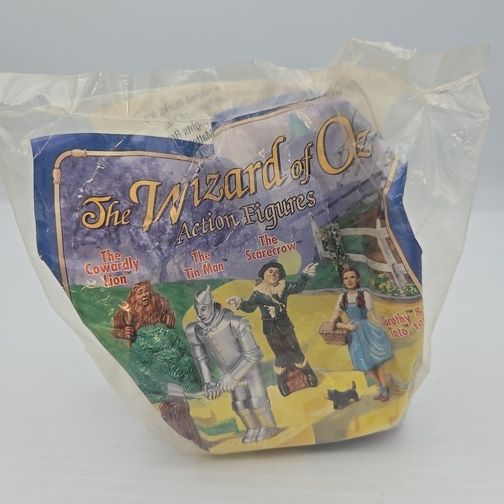 1998 Blockbuster Wizard of Oz The Cowardly Lion Action Figure Toy FACTORY SEALED
